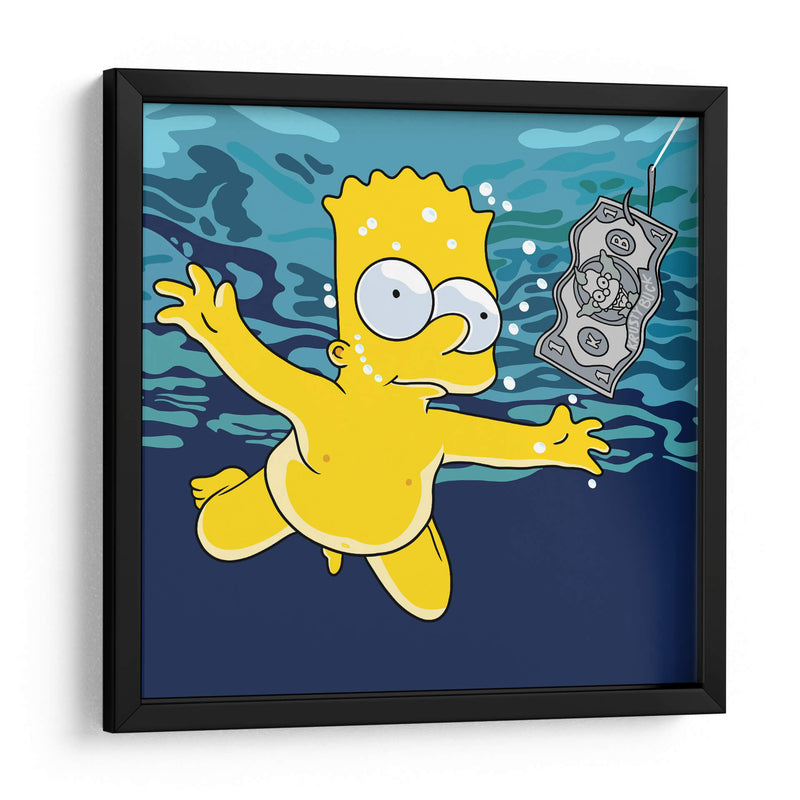 Nirvana Baby Simpsons - Fake Classics | Cuadro decorativo de Canvas Lab