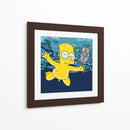 Nirvana Baby Simpsons - Fake Classics | Cuadro decorativo de Canvas Lab