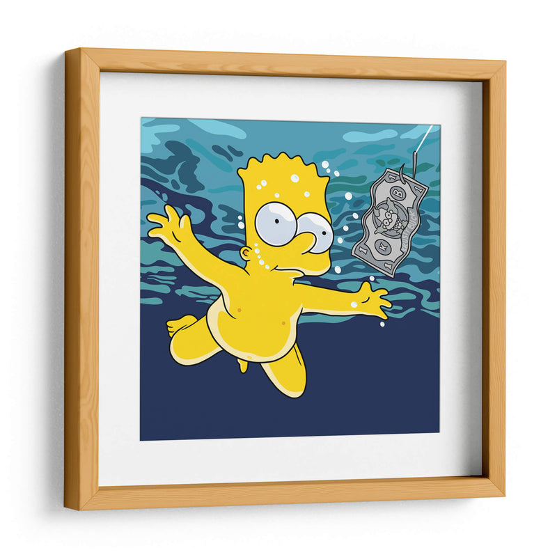 Nirvana Baby Simpsons - Fake Classics | Cuadro decorativo de Canvas Lab