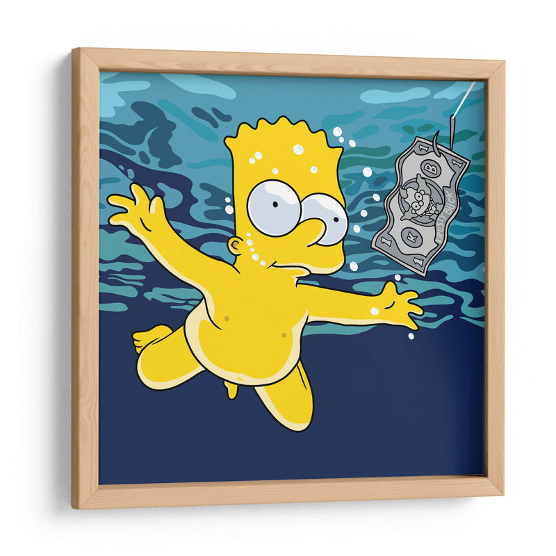 Nirvana Baby Simpsons - Fake Classics | Cuadro decorativo de Canvas Lab