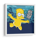 Nirvana Baby Simpsons - Fake Classics | Cuadro decorativo de Canvas Lab