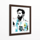Messi Stencil Argentina - Fake Classics | Cuadro decorativo de Canvas Lab