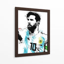 Messi Stencil Argentina - Fake Classics | Cuadro decorativo de Canvas Lab