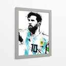 Messi Stencil Argentina - Fake Classics | Cuadro decorativo de Canvas Lab