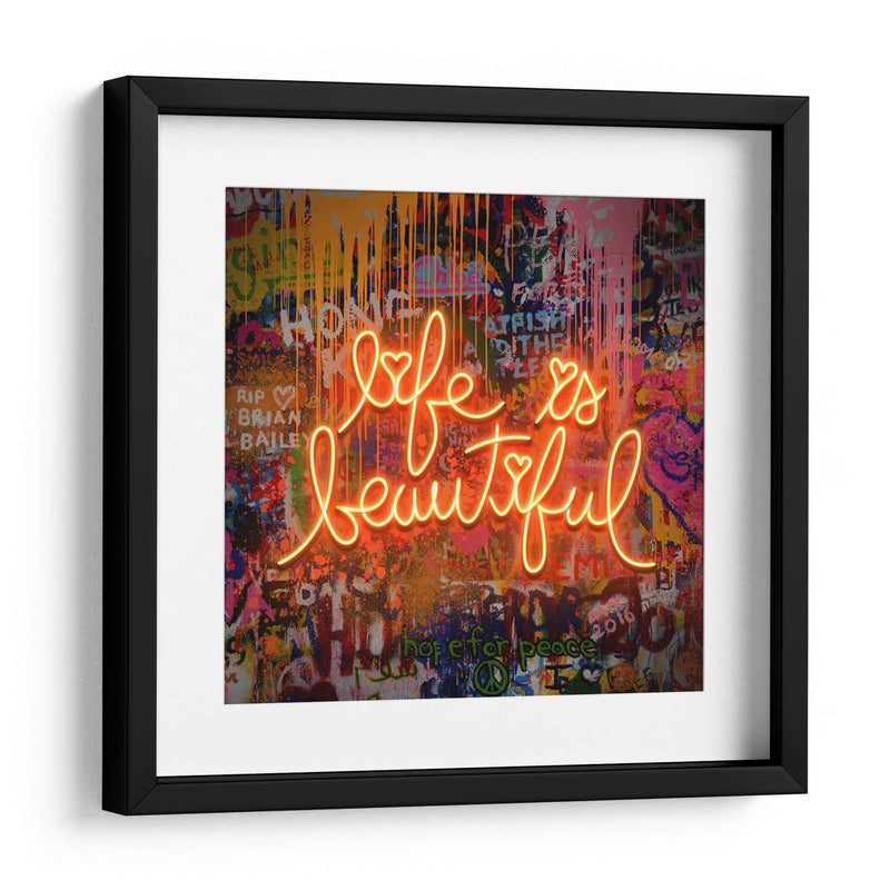 Life Is Beautiful - Fake Classics | Cuadro decorativo de Canvas Lab