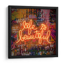 Life Is Beautiful - Fake Classics | Cuadro decorativo de Canvas Lab