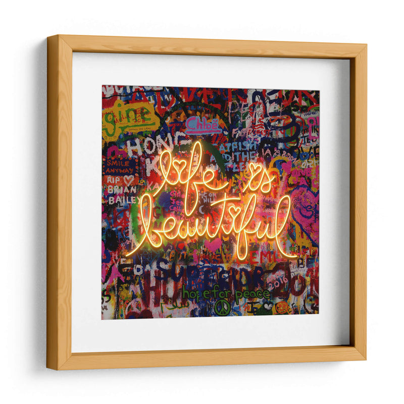 Life Is Beautiful 2 - Fake Classics | Cuadro decorativo de Canvas Lab