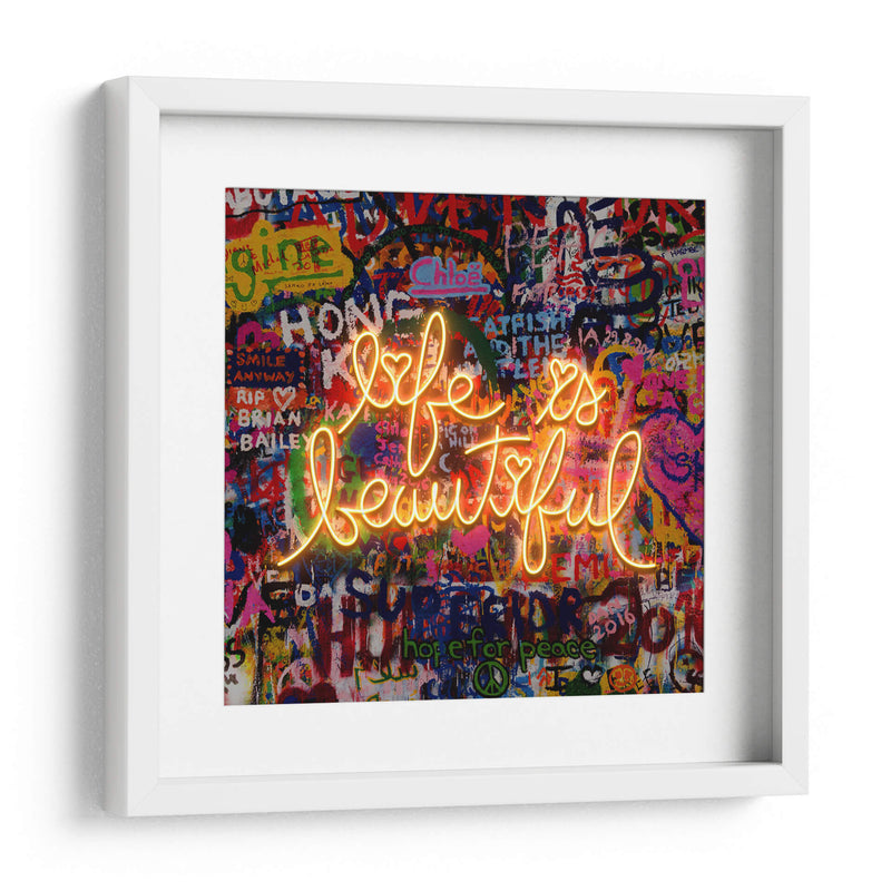 Life Is Beautiful 2 - Fake Classics | Cuadro decorativo de Canvas Lab