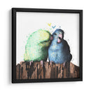 Lovebirds 2 - Hue Art | Cuadro decorativo de Canvas Lab