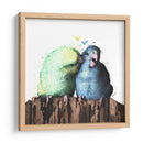 Lovebirds 2 - Hue Art | Cuadro decorativo de Canvas Lab