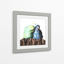 Lovebirds 2 - Hue Art | Cuadro decorativo de Canvas Lab