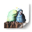 Lovebirds 2 - Hue Art | Cuadro decorativo de Canvas Lab