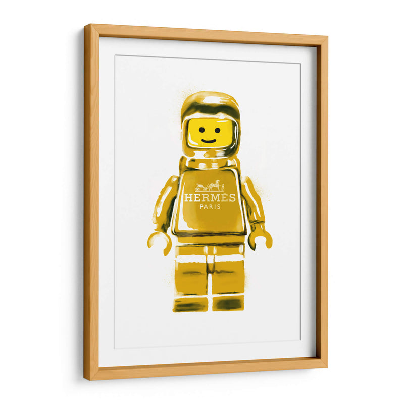 Lego Man Amarillo - Fake Classics | Cuadro decorativo de Canvas Lab