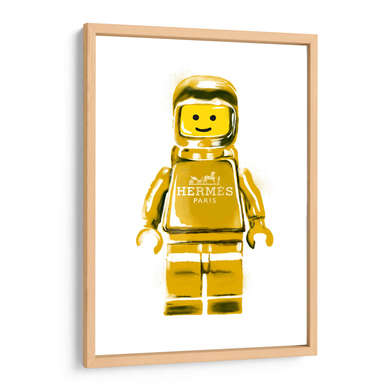 Lego Man Amarillo - Fake Classics | Cuadro decorativo de Canvas Lab