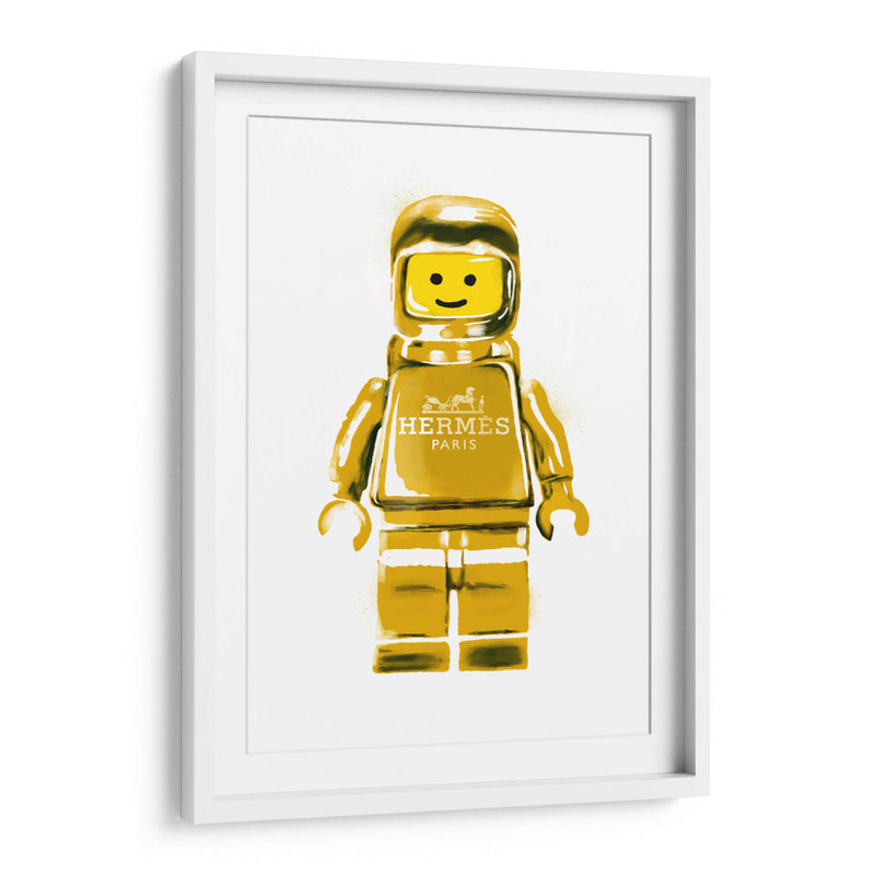 Lego Man Amarillo - Fake Classics | Cuadro decorativo de Canvas Lab