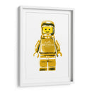 Lego Man Amarillo - Fake Classics | Cuadro decorativo de Canvas Lab