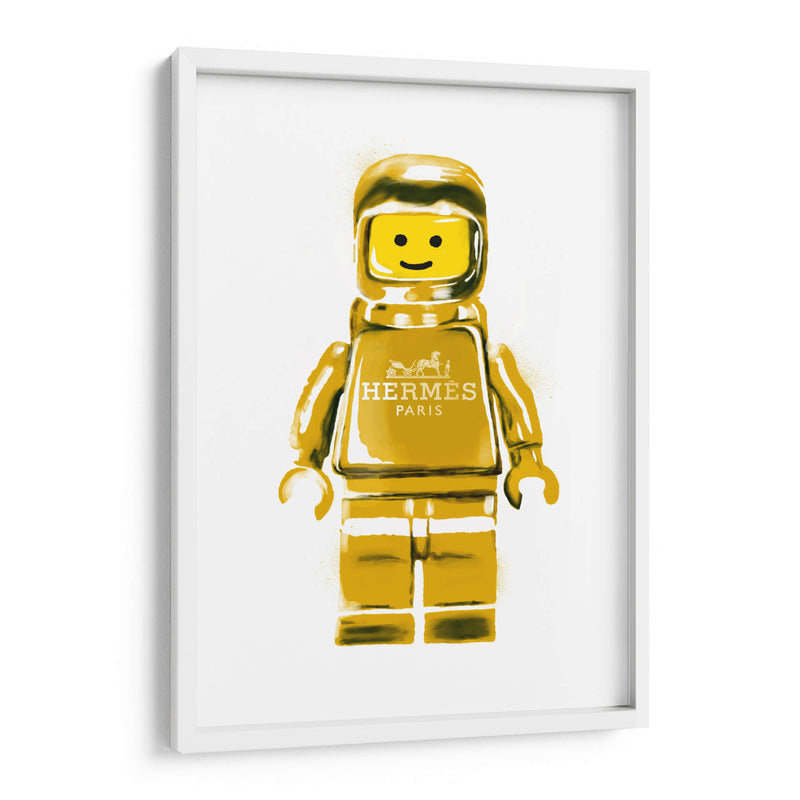 Lego Man Amarillo - Fake Classics | Cuadro decorativo de Canvas Lab