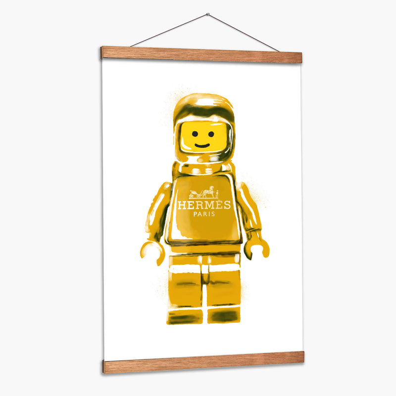 Lego Man Amarillo - Fake Classics | Cuadro decorativo de Canvas Lab