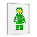 Lego Man Green - Fake Classics | Cuadro decorativo de Canvas Lab
