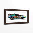 DeLorean Graffiti - David Aste | Cuadro decorativo de Canvas Lab