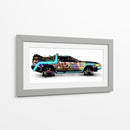 DeLorean Graffiti - David Aste | Cuadro decorativo de Canvas Lab