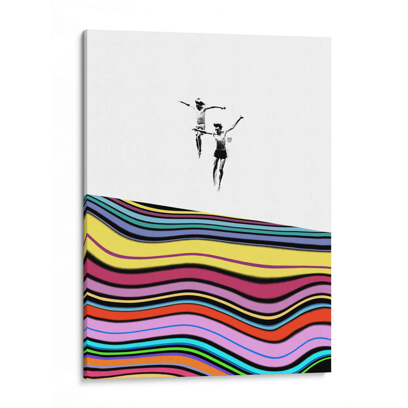 Clavado de Colores - David Aste | Cuadro decorativo de Canvas Lab