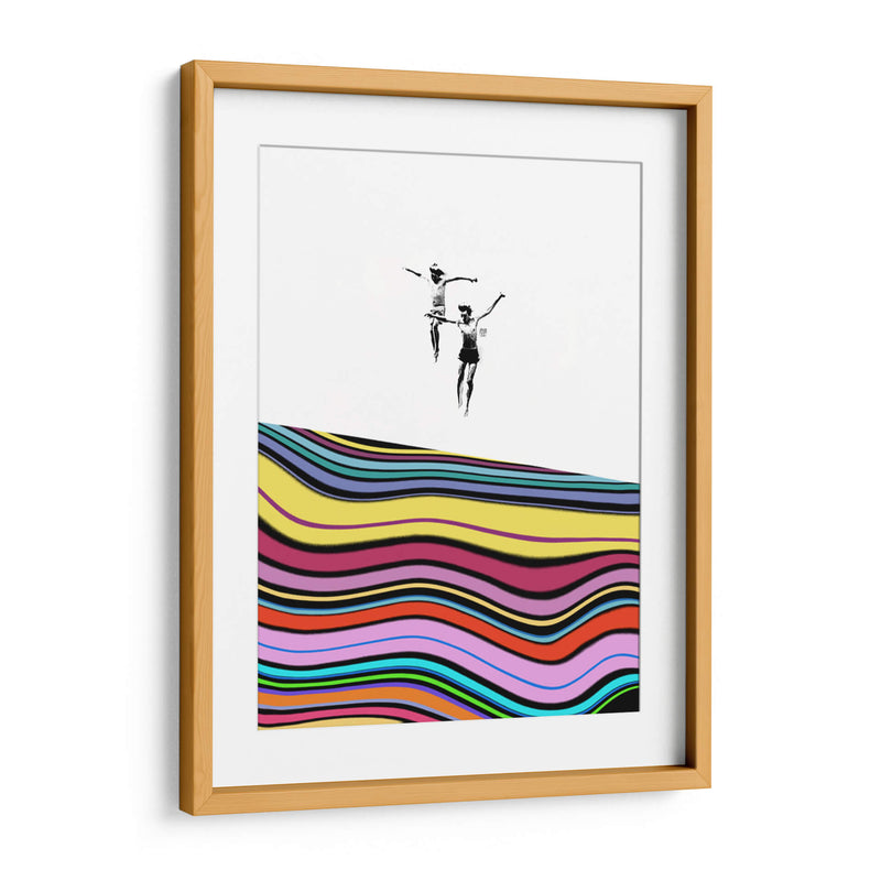 Clavado de Colores - David Aste | Cuadro decorativo de Canvas Lab