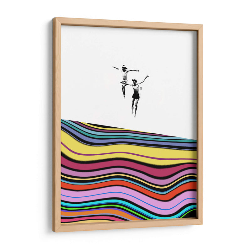 Clavado de Colores - David Aste | Cuadro decorativo de Canvas Lab