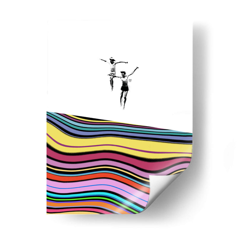 Clavado de Colores - David Aste | Cuadro decorativo de Canvas Lab