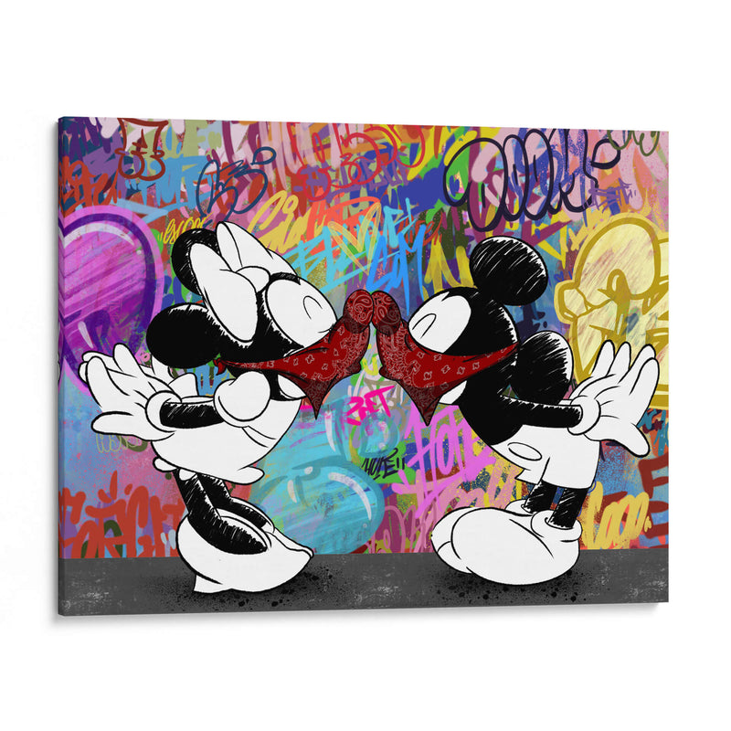 Mouse Kiss - David Aste | Cuadro decorativo de Canvas Lab