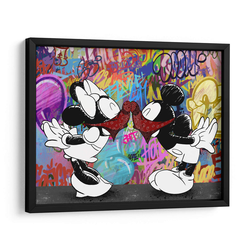 Mouse Kiss - David Aste | Cuadro decorativo de Canvas Lab