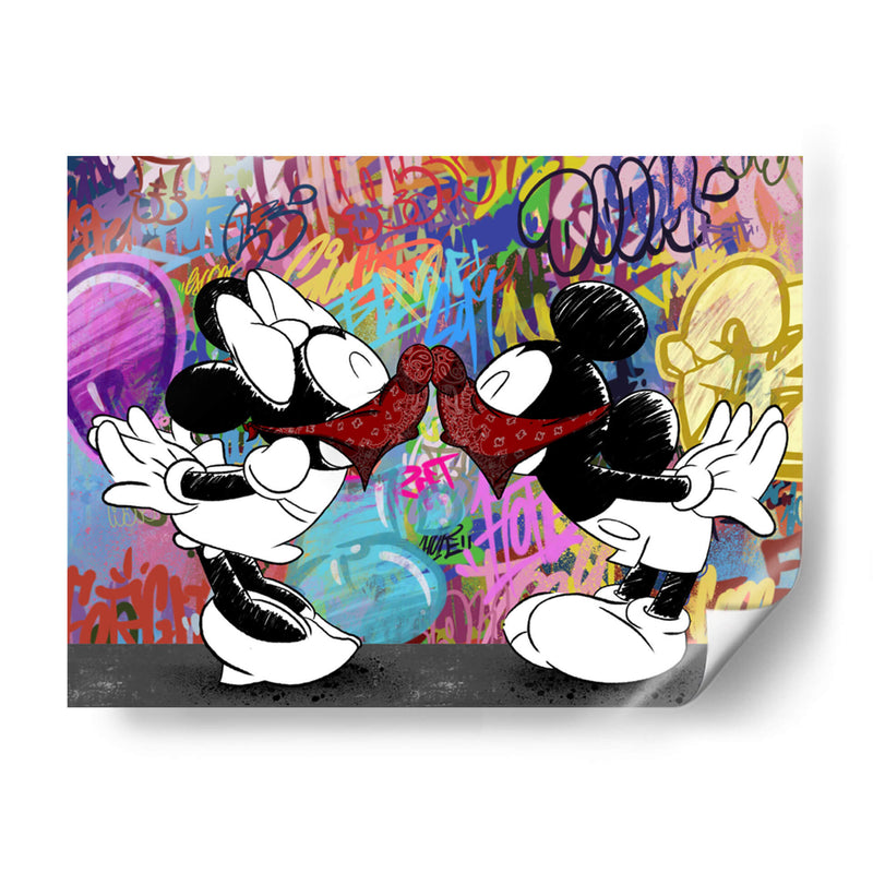 Mouse Kiss - David Aste | Cuadro decorativo de Canvas Lab