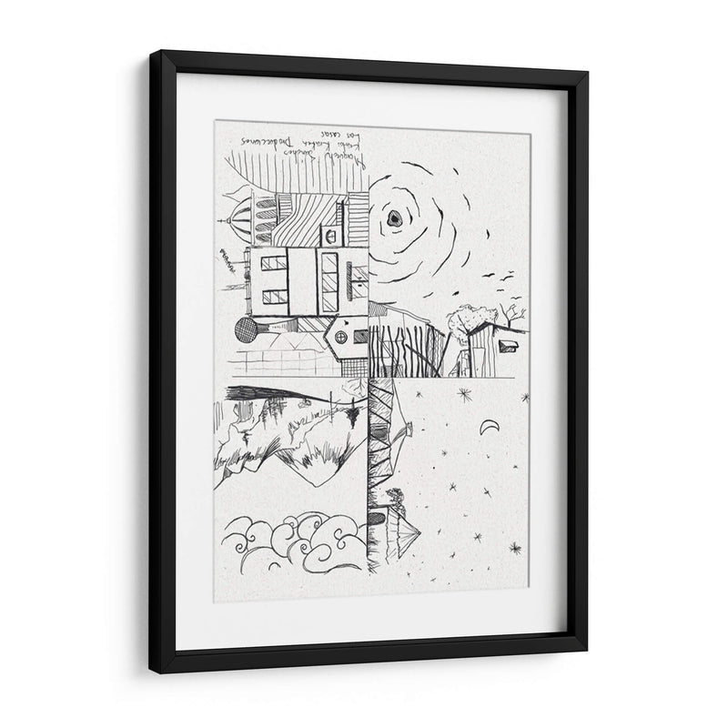 Las casas - Morquecho Sánchez | Cuadro decorativo de Canvas Lab