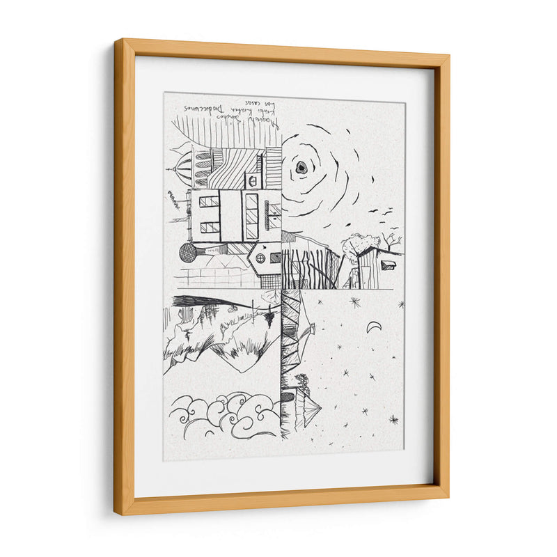 Las casas - Morquecho Sánchez | Cuadro decorativo de Canvas Lab