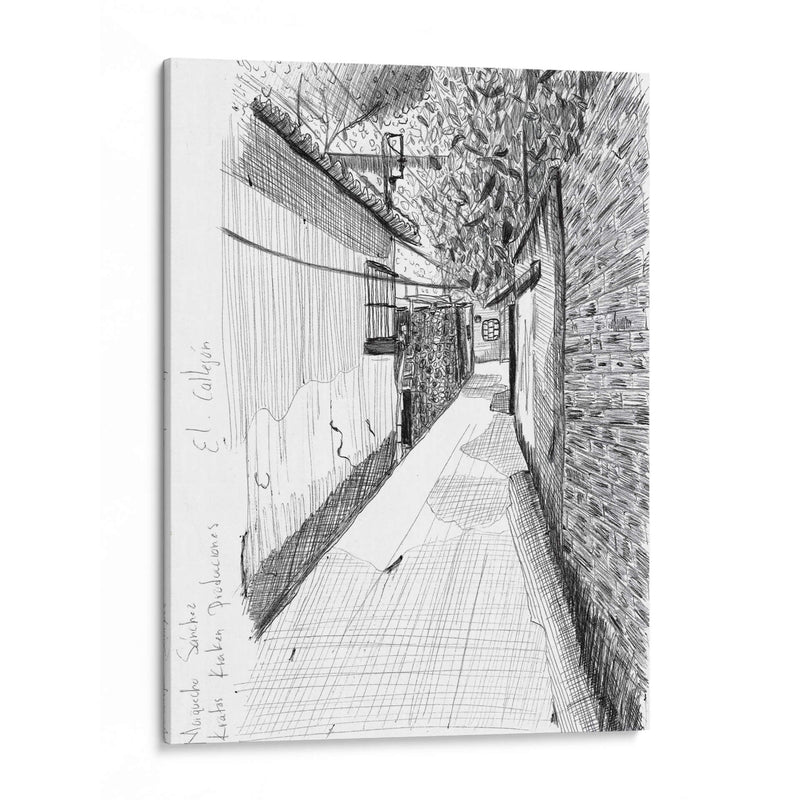 El callejón - Morquecho Sánchez | Cuadro decorativo de Canvas Lab