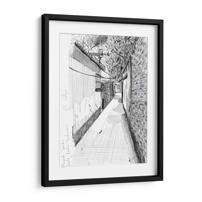 El callejón - Morquecho Sánchez | Cuadro decorativo de Canvas Lab