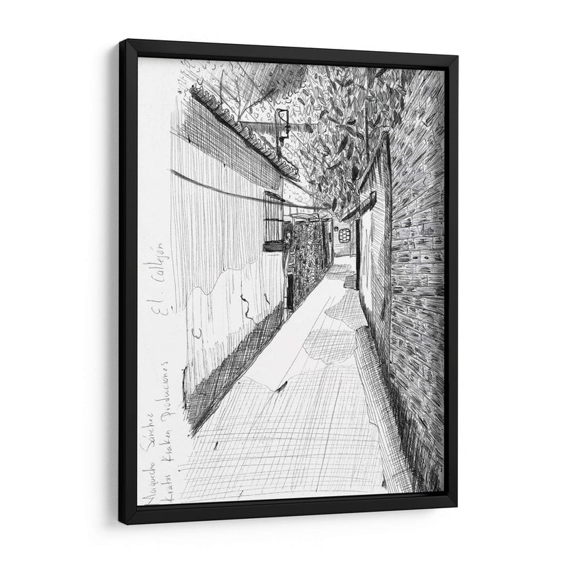 El callejón - Morquecho Sánchez | Cuadro decorativo de Canvas Lab