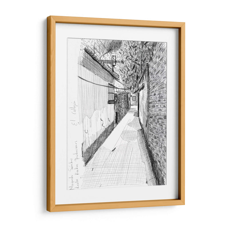El callejón - Morquecho Sánchez | Cuadro decorativo de Canvas Lab