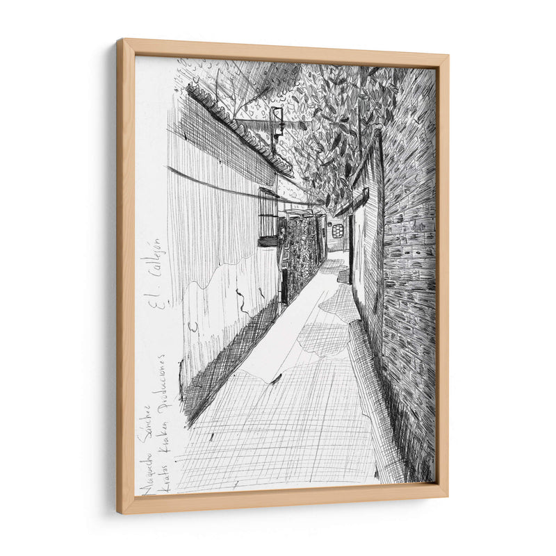 El callejón - Morquecho Sánchez | Cuadro decorativo de Canvas Lab