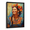 Mujer Mexicana - Dav Madrid | Cuadro decorativo de Canvas Lab