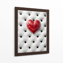 Corazón de Piel Rojo Sobre Piel Blanca - DeLaVegaGaming | Cuadro decorativo de Canvas Lab