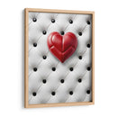 Corazón de Piel Rojo Sobre Piel Blanca - DeLaVegaGaming | Cuadro decorativo de Canvas Lab