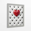 Corazón de Piel Rojo Sobre Piel Blanca - DeLaVegaGaming | Cuadro decorativo de Canvas Lab