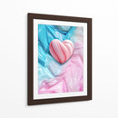 Corazón Rosa de Dulce sobre Plástico - DeLaVegaGaming | Cuadro decorativo de Canvas Lab
