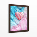 Corazón Rosa de Dulce sobre Plástico - DeLaVegaGaming | Cuadro decorativo de Canvas Lab