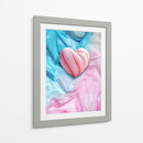 Corazón Rosa de Dulce sobre Plástico - DeLaVegaGaming | Cuadro decorativo de Canvas Lab