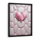 Corazón Rosa de Piel Sobre Piel Rosa Claro - DeLaVegaGaming | Cuadro decorativo de Canvas Lab