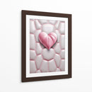 Corazón Rosa de Piel Sobre Piel Rosa Claro - DeLaVegaGaming | Cuadro decorativo de Canvas Lab