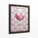 Corazón Rosa de Piel Sobre Piel Rosa Claro - DeLaVegaGaming | Cuadro decorativo de Canvas Lab