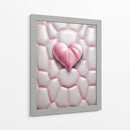 Corazón Rosa de Piel Sobre Piel Rosa Claro - DeLaVegaGaming | Cuadro decorativo de Canvas Lab